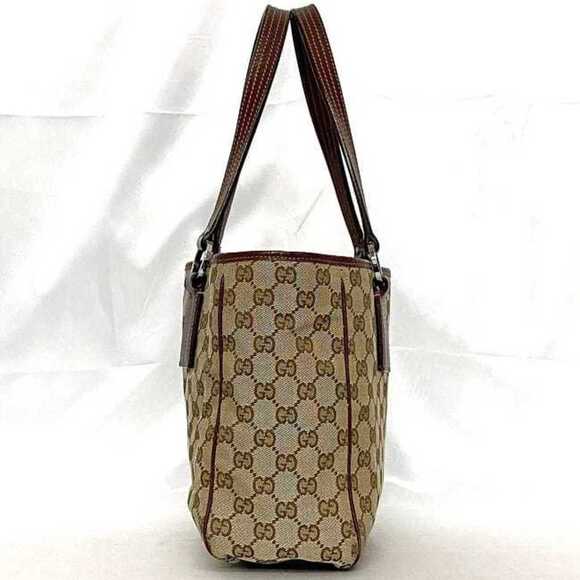 GUCCI Beige Leather Tote Bag - Picture 3 of 11